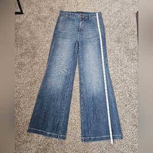 WHBM High Waisted Wide Leg Jeans